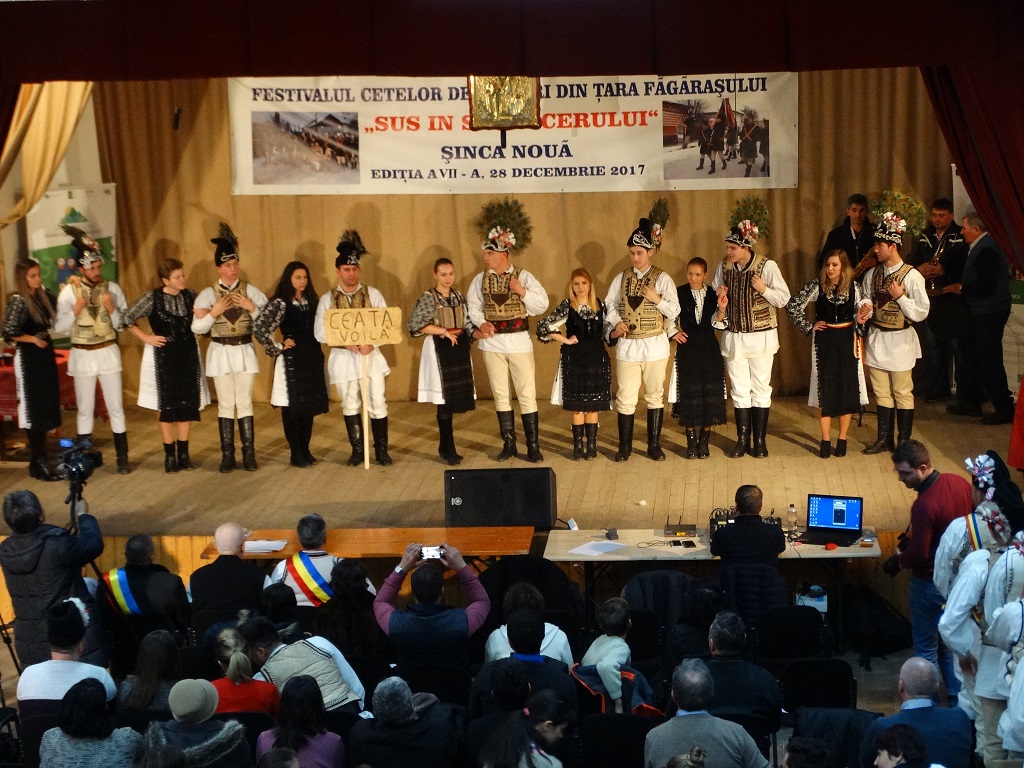 Ceata de Feciori din Voila, Festivalul Cetelor de Feciori din Tara Fagarasului - Sus in slava cerului, Sinca Noua, 2017